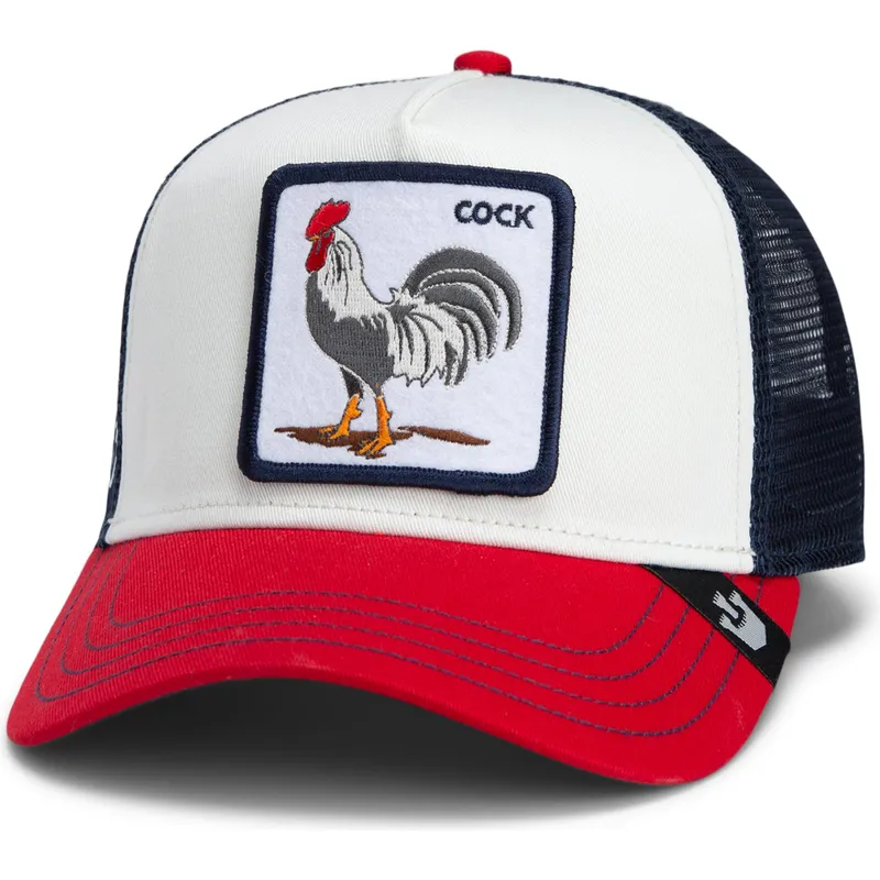 goorin-bros-cock-team-gallo-ricetta-originale-orgoglio-di-squadra-the-farm-cappello-trucker-bianco-blu-navy-e-rosso