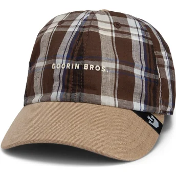 Cappellino Goorin Bros. Curved Brim Ask Your Mother Papa Cap Madras The Farm Marrone Snapback