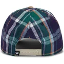 goorin-bros-berretto-curvo-hardly-working-papa-cap-madras-the-farm-blu-navy-e-marrone-snapback-cap