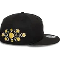 schwarze-flache-snapback-kappe-9fifty-floral-der-los-angeles-dodgers-mlb-von-new-era