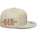 beige-flache-snapback-kappe-9fifty-floral-new-york-yankees-mlb-von-new-era