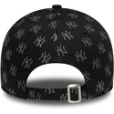 new-era-mlb-new-york-yankees-9forty-damen-verstellbare-schwarze-kappe-mit-monogramm