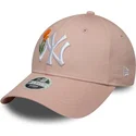 new-era-new-york-yankees-mlb-9forty-justerbar-rosa-kurvad-damkeps-med-parlor