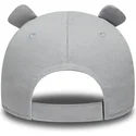 new-era-9forty-animal-verstellbare-graue-kinderkappe-mit-gebogenem-schirm