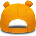 9forty-new-era-kinder-verstellbare-orangefarbene-kappe-mit-gebogenem-schirm-animal