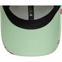 cappellino-curvo-verde-regolabile-per-bambino-9forty-all-over-print-fruit-di-new-era