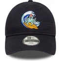 regulowana-czapka-z-daszkiem-dla-dzieci-9twenty-surf-crew-od-new-era-w-kolorze-granatowym