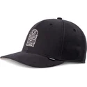casquette-courbee-noire-snapback-truefit-leaf-sun-djinns