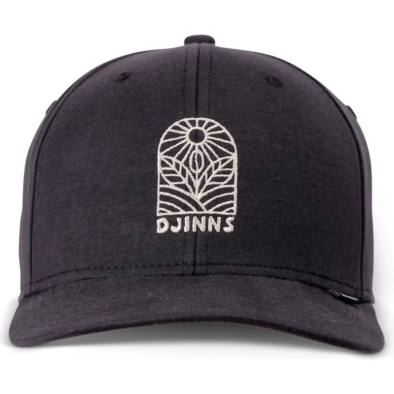 schwarze-gebogene-snapback-kappe-truefit-leaf-sun-von-djinns