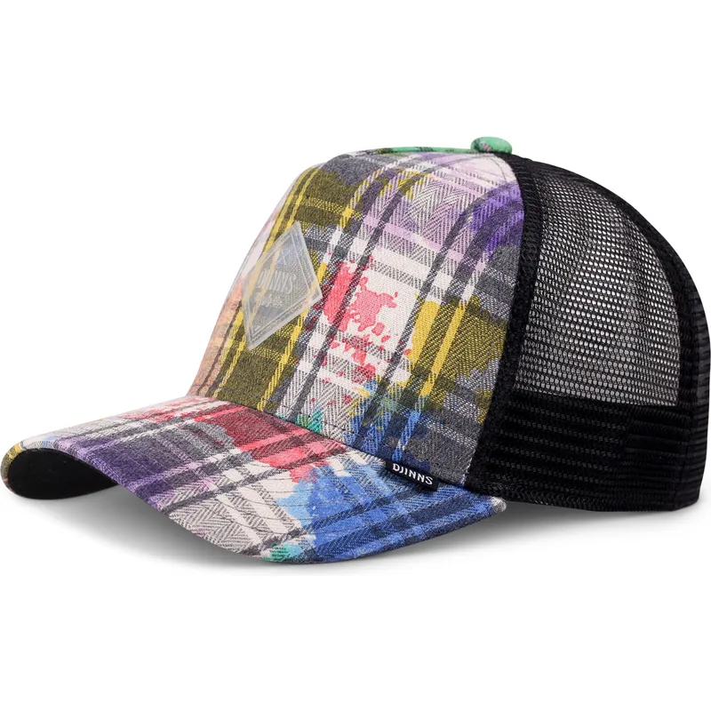 mehrfarbige-trucker-cap-hft-dirty-check-von-djinns