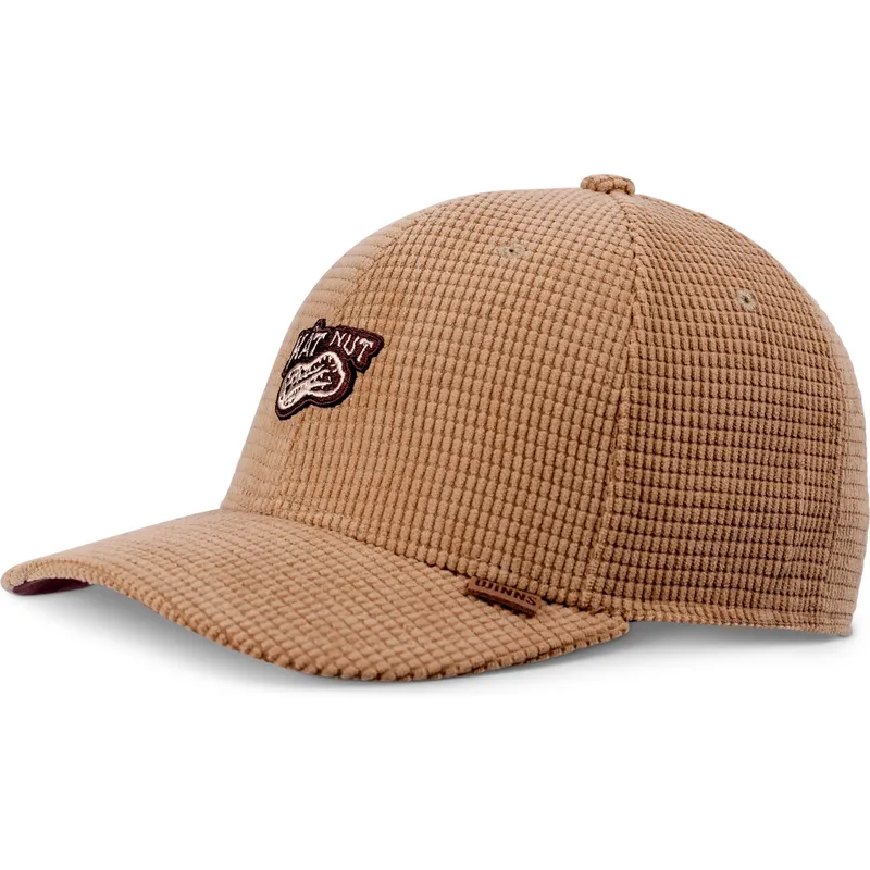 brun-bojd-keps-snapback-truefit-hat-nut-waffle-fran-djinns