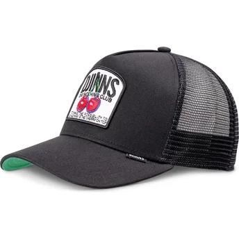 Schwarze Trucker-Kappe Do Nothing Club HFT DNC Cherry von Djinns