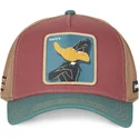 cappello-trucker-multicolore-daffy-duck-daf3-ct-looney-tunes-di-capslab