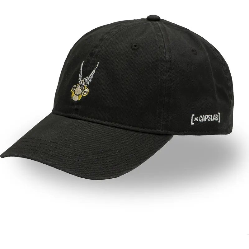 schwarze-verstellbare-curved-cap-ast1-ast-asterix-der-gallier-von-capslab