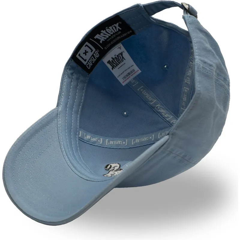 capslab-curved-brim-dogmatix-ast1-ide-asterix-the-gaul-blue-adjustable-cap