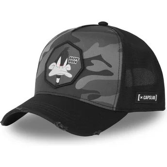 Cappellino trucker grigio Daffy Duck LOO11 DAF Looney Tunes di Capslab