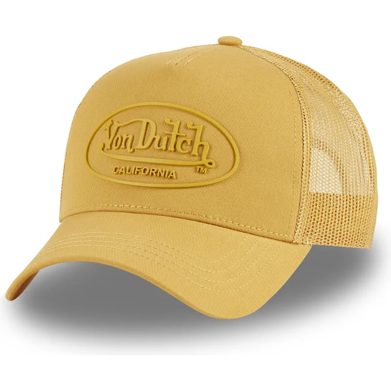cappellino-trucker-giallo-log13-di-von-dutch