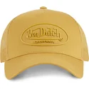 casquette-trucker-jaune-log13-von-dutch