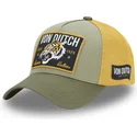 cappello-trucker-verde-e-giallo-wild02-di-von-dutch