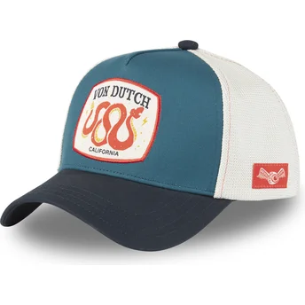 Trucker-Cap blau und weiß WILD03 von Von Dutch