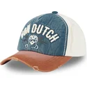 von-dutch-xavier02-mehrfarbige-snapback-cap-mit-gebogenem-schirm