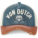 von-dutch-xavier02-mehrfarbige-snapback-cap-mit-gebogenem-schirm