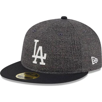 Czarna dopasowana czapka z płaskim daszkiem 59FIFTY Day Retro Crown Los Angeles Dodgers MLB New Era