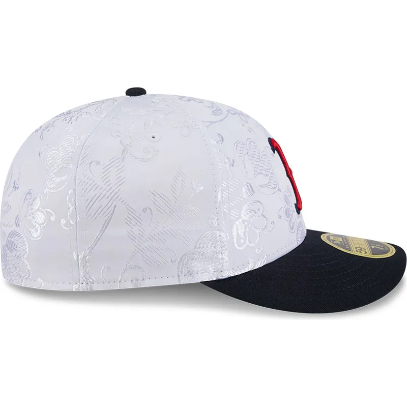 marineblaue-und-weisse-flache-fitted-cap-59fifty-day-low-profile-der-boston-red-sox-mlb-von-new-era
