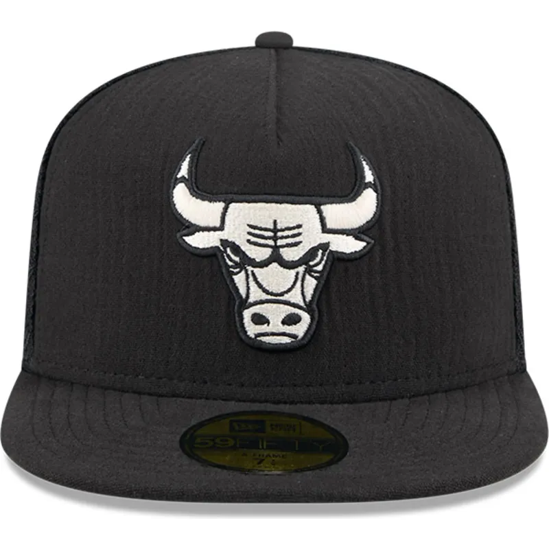 svart-platt-keps-justerad-59fifty-day-a-frame-fran-chicago-bulls-nba-av-new-era