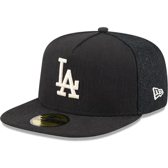 Czarna płaska czapka 59FIFTY Day A Frame Los Angeles Dodgers MLB od New Era