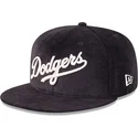 casquette-plate-noire-ajustee-59fifty-day-los-angeles-dodgers-mlb-new-era