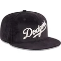 casquette-plate-noire-ajustee-59fifty-day-los-angeles-dodgers-mlb-new-era