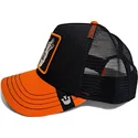 casquette-trucker-noire-et-orange-loup-solo-wolf-fab-farm-goorin-bros