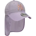 new-era-curved-brim-youth-9forty-sun-shield-new-york-yankees-mlb-purple-snapback-cap