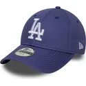 new-era-curved-brim-youth-9forty-league-essential-los-angeles-dodgers-mlb-purple-adjustable-cap