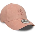 gorra-curva-rosa-ajustable-para-nino-9forty-towelling-de-new-york-yankees-mlb-de-new-era