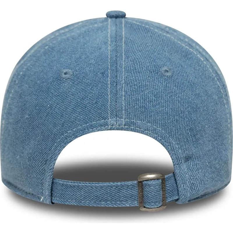 cappello-curvo-blu-regolabile-9twenty-denim-dei-new-york-yankees-mlb-di-new-era