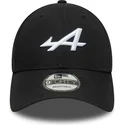 schwarze-9forty-essential-snapback-kappe-mit-gebogenem-schirm-des-alpine-f1-teams-von-new-era