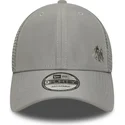 new-era-9forty-flawless-new-york-yankees-mlb-grey-adjustable-trucker-hat