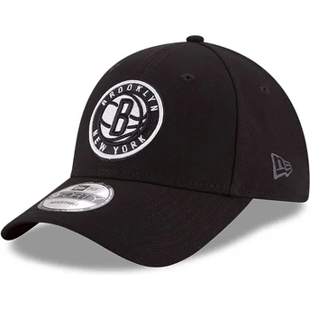 Cappellino curvo nero regolabile per bambino 9FORTY The League di Brooklyn Nets NBA di New Era