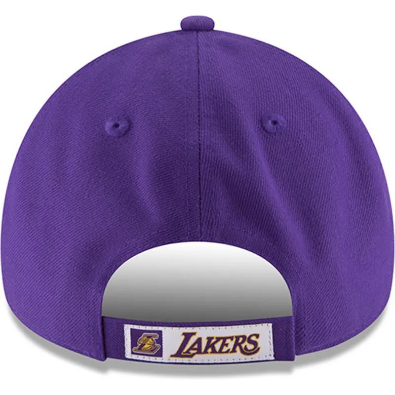 fioletowa-zakrzywiona-czapka-regulowana-dla-dziecka-9forty-the-league-los-angeles-lakers-nba-new-era