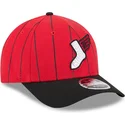casquette-courbee-rouge-et-noire-snapback-9forty-m-crown-city-connect-chicago-white-sox-mlb-new-era