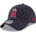casquette-courbee-bleue-marine-ajustable-9twenty-core-classic-los-angeles-angels-mlb-new-era