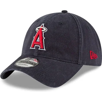 Marinblå böjd justerbar keps 9TWENTY Core Classic från Los Angeles Angels MLB av New Era