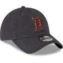 casquette-courbee-grise-ajustable-9twenty-core-classic-detroit-tigers-mlb-new-era