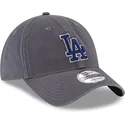 regulowana-szara-czapka-z-zakrzywionym-daszkiem-z-niebieskim-logo-9twenty-core-classic-los-angeles-dodgers-mlb-od-new-era