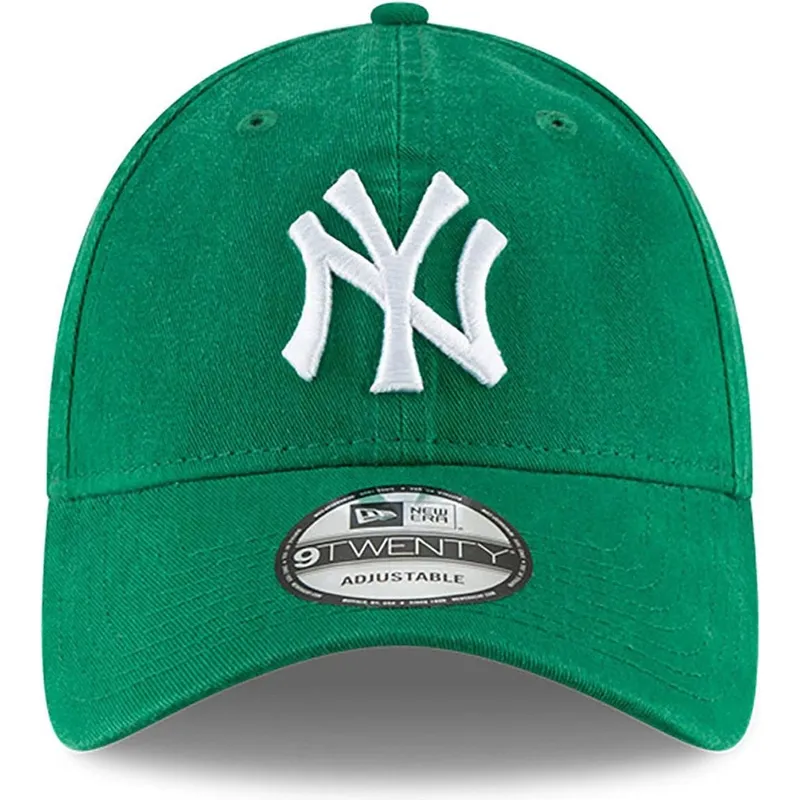 cappellino-curvo-verde-regolabile-9twenty-core-classic-dei-new-york-yankees-mlb-di-new-era