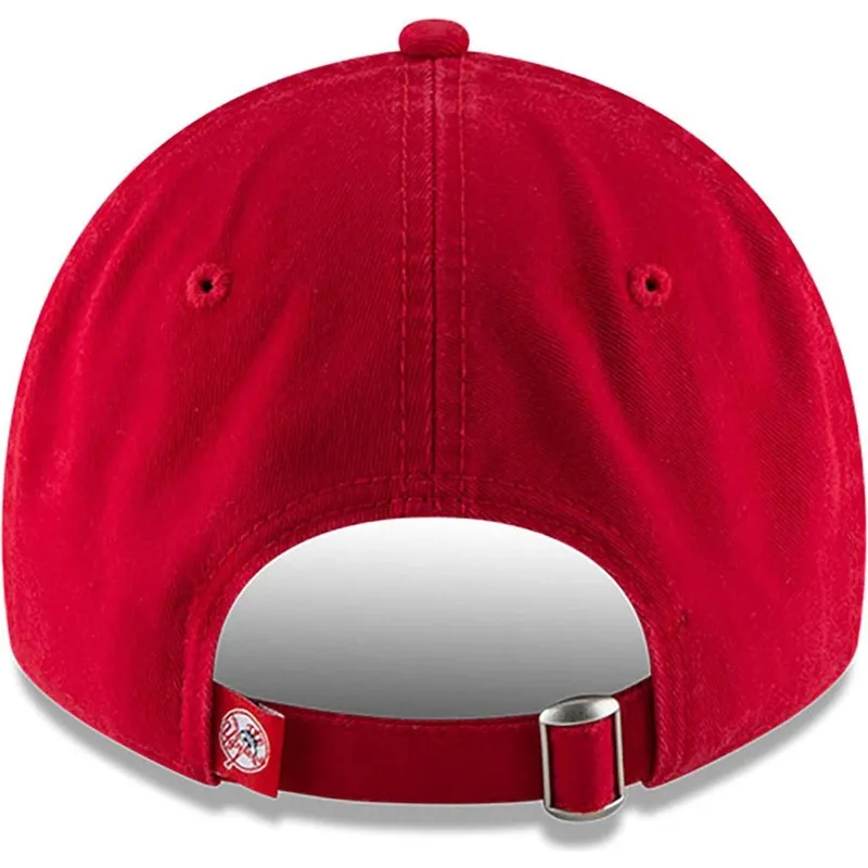 cappellino-curvo-rosso-regolabile-9twenty-core-classic-dei-new-york-yankees-mlb-di-new-era