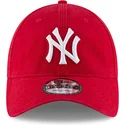 cappellino-curvo-rosso-regolabile-9twenty-core-classic-dei-new-york-yankees-mlb-di-new-era