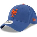 casquette-courbee-bleue-ajustable-9twenty-core-classic-new-york-mets-mlb-new-era